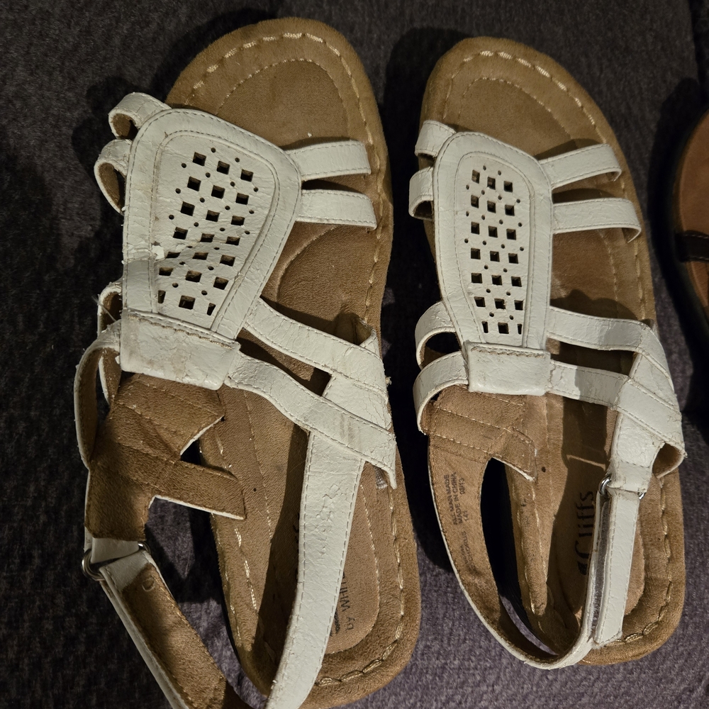 Women's White Sandals
